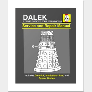 Dalek Service and Repair Manual Posters and Art